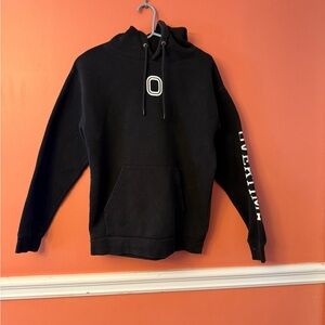 Overtime Black Hoodie with Logo